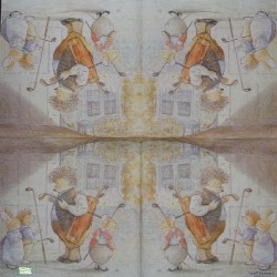 1 serviette papier Foxwood-33