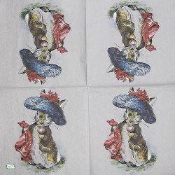 1 serviette papier Foxwood-50