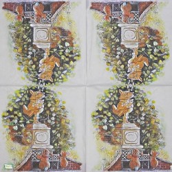 1 serviette papier Foxwood-53