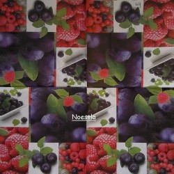 1 serviette Fruits rouges -13