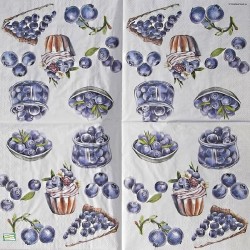 1 serviette Les myrtilles -38