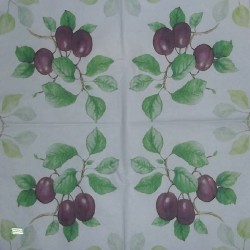 1 serviette Les prunes -40