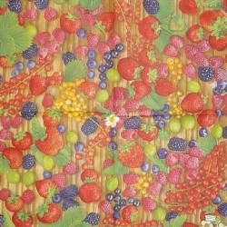 1 serviette Fruits rouges -49