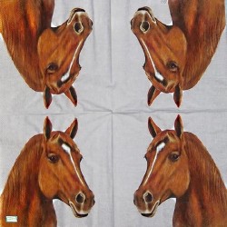 1serviette papier Chevaux-4