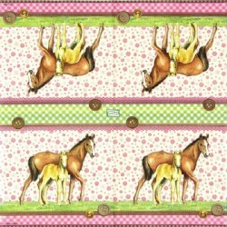 1serviette papier Chevaux-24