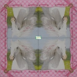 1serviette papier Cheval-49