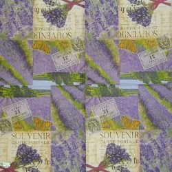 1 serviette papier Lavande -15