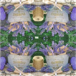 1 serviette papier Lavande -14