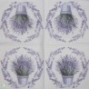 1 serviette papier Lavande -21