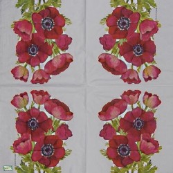 1 serviette Coquelicots -94