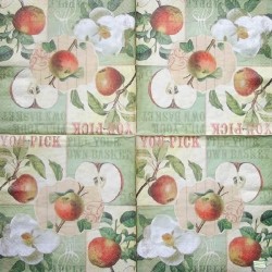 1 serviette Les Pommes-17