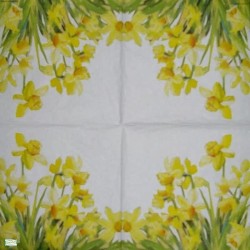 1 serviette Jonquilles -9