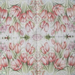 1 serviette papier Tulipes -26