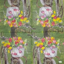 1 serviette papier Tulipes -29