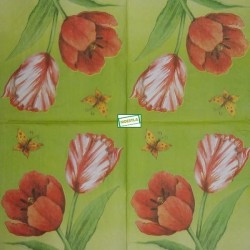 1 serviette papier Tulipes-53