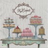 1 serviette Patisseries -127