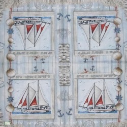 1 serviette papier La Mer-54