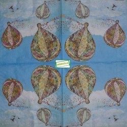 1 serviette Montgolfières -27