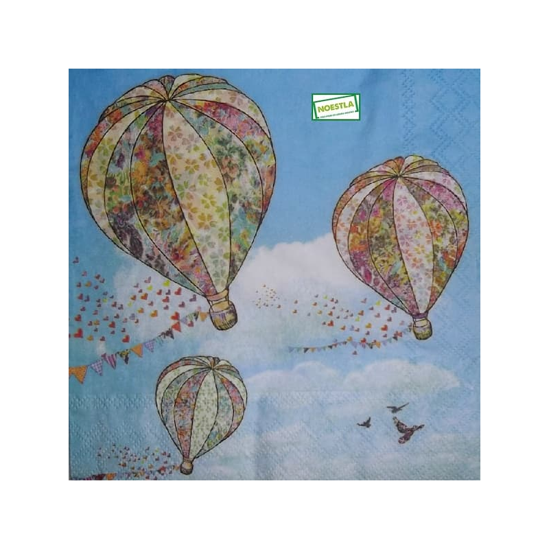 1 serviette Montgolfières -27