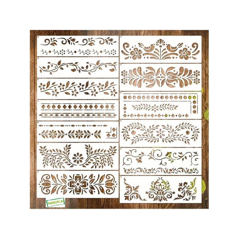 13 Pochoirs Divers Loisirs