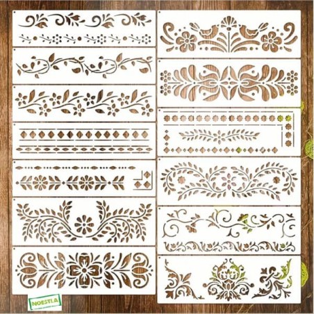 13 Pochoirs Divers Loisirs