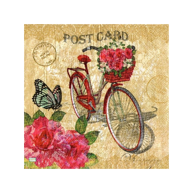 1 serviette papier Le Vélo -30