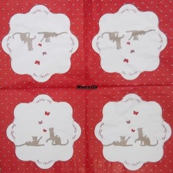 1serviette papier Châtons-108