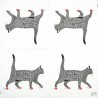 1serviette papier Chat-114