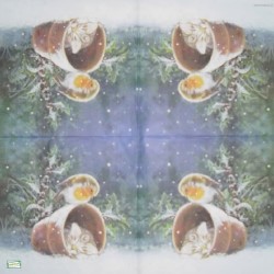 1serviette papier Châton-129