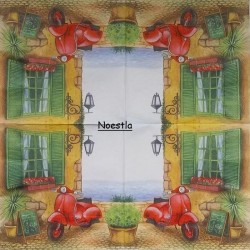 1 serviette La Vespa -16