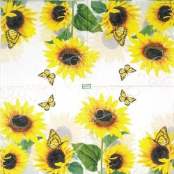 1serviette papierTournesols-4