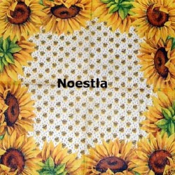 1serviette papier Tournesols-5