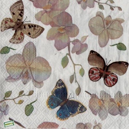 1serviette papier Papillons-14