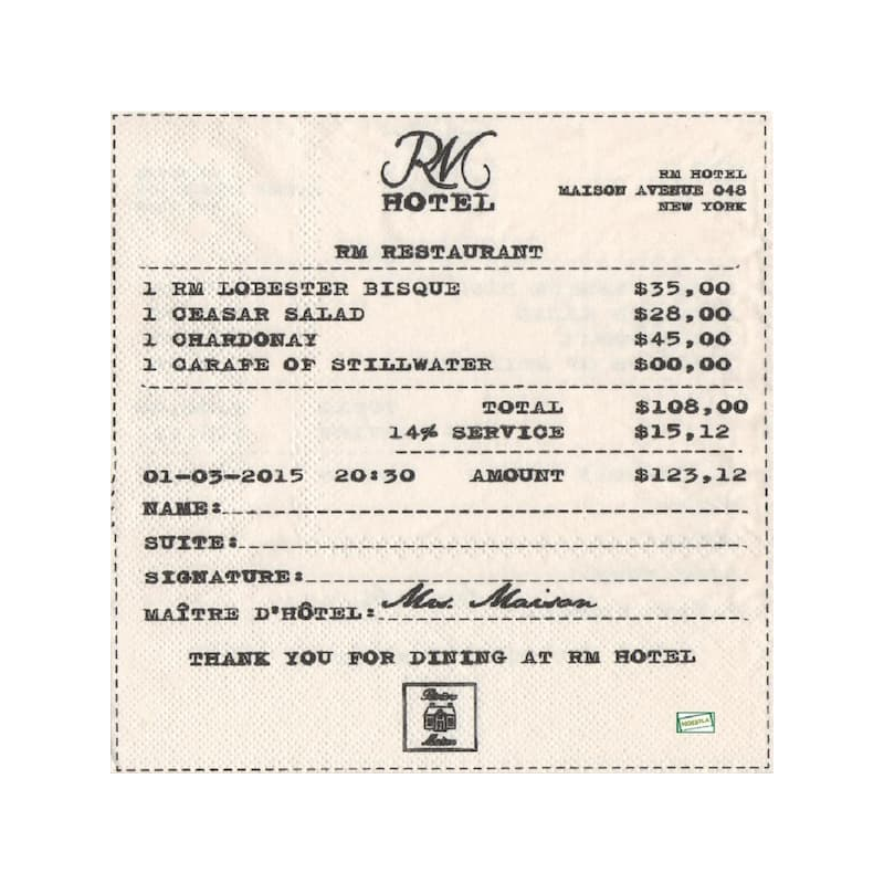 1 serviette papier Divers -4