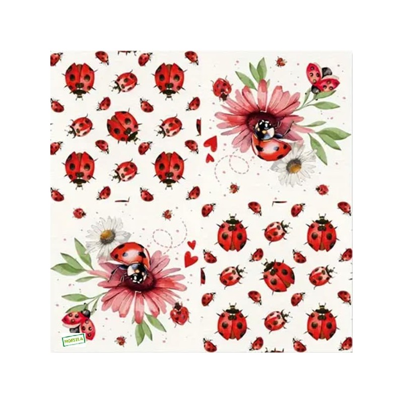 1 serviette Coccinelles -29