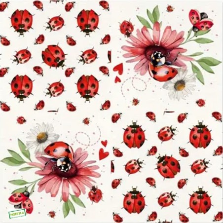 1 serviette Coccinelles -29