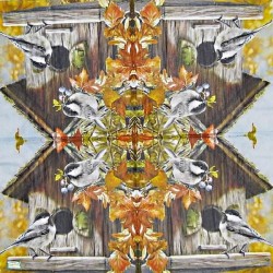 1serviette papier Moineaux-24