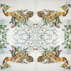 1serviette papier Oiseaux-28