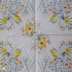 1 serviette Les perruches -37