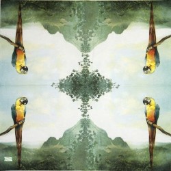 1 serviette Le perroquet- 52