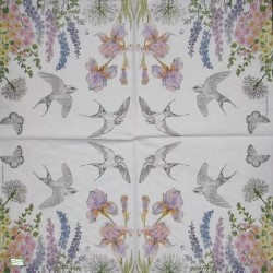 1 serviette Les hirondelles-79