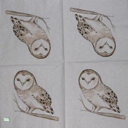 1 serviette La chouette -66