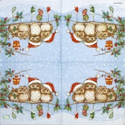 1 serviette Les chouettes -84