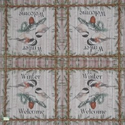 1serviette papier Oiseaux-86