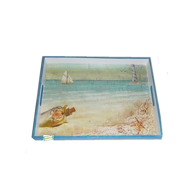 GRAND plateau La Mer serviettage