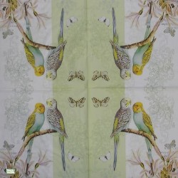 1 serviette Perroquets -126