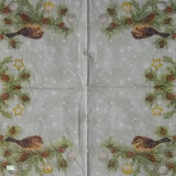 1serviette papier Moineau-135