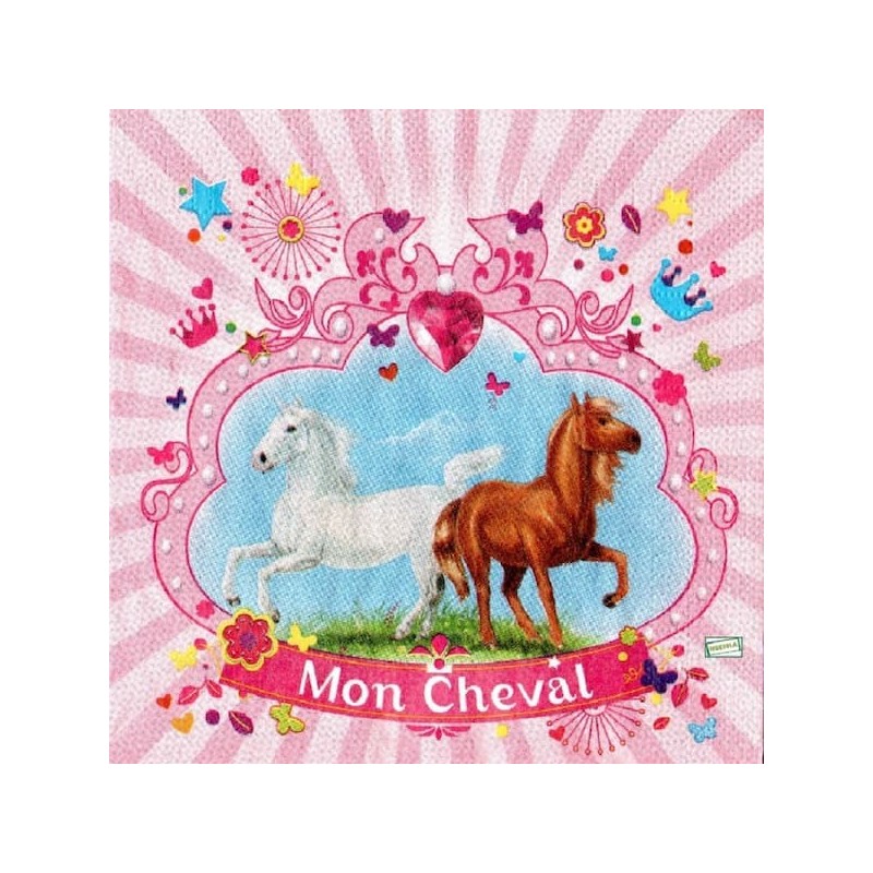 20 serviettes Les chevaux -L72