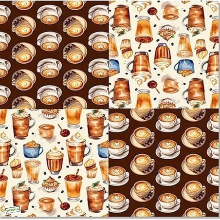 1 serviette Cappuccino -129