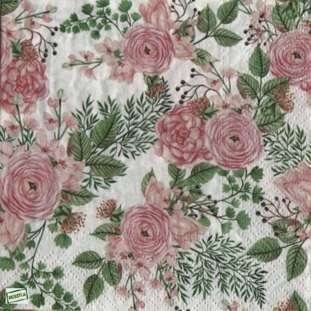 1serviette papier Les Roses-43
